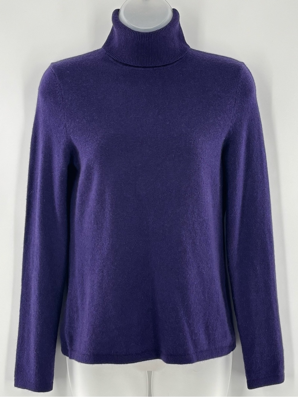 Lord & Taylor Cashmere Sweater Women’s S Purple Turtle Neck Pullover